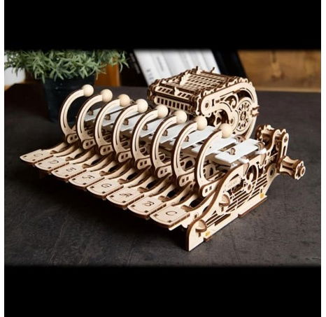 Ugears 3D dřevěné mechanické puzzle Programovatelná celesta