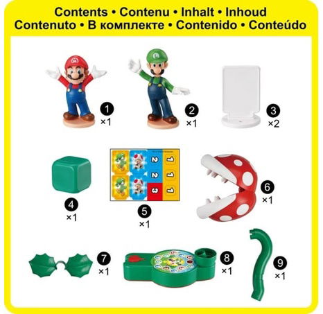 Super Mario - Piranha Plant Escape, desková hra