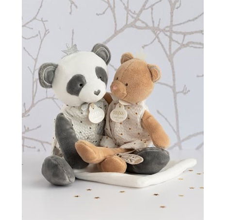 Doudou Dárková - plyšová panda s dečkou 28 cm