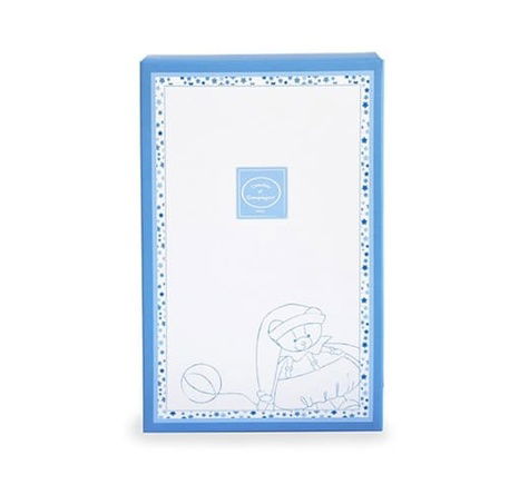 Doudou Dárková sada - Hračka s úchytem na dudlík medvídek 17 cm