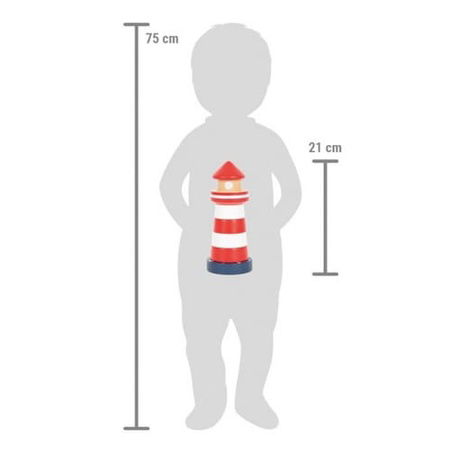 small foot Dřevěná nasazovací věž Maják