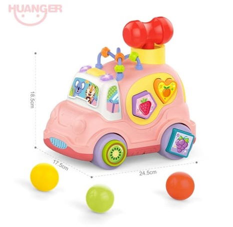 Vhazovací auto růžové