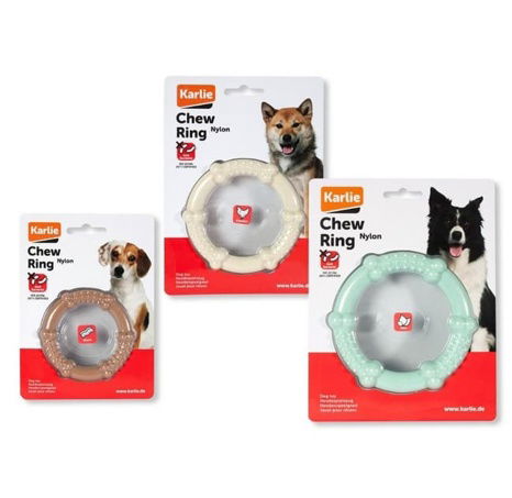 Karlie Nylonový žvýkací kroužek, máta, průměr 10cm