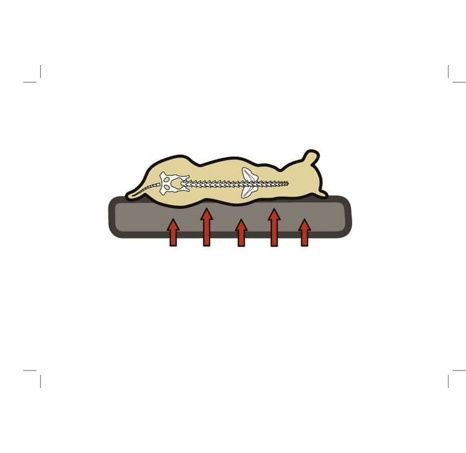 Karlie Orthobed náhradní potah na ortopedický pelech oválný šedý 100X65X24CM