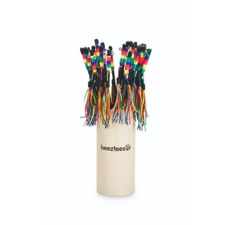 Beeztees Škádlítko pro kočky duhové třásně 70cm