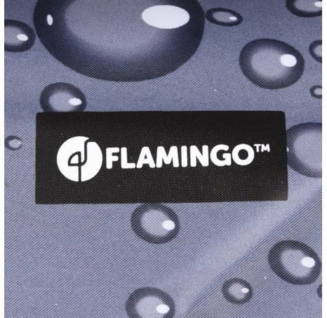 Flamingo Chladící pelíšek pro psy šedý vzor kapky 76x116cm