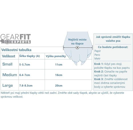 Kurgo® Blaze Ponožky pro psy 4ks M