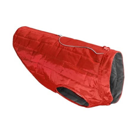 Kurgo® Loft Nepromokavá bunda pro psy Chili Red/Charcoal M