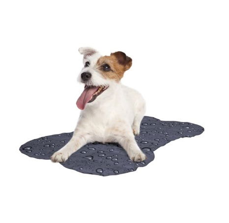 Flamingo Chladící podložka kost šedá vzor kapky 60x86cm