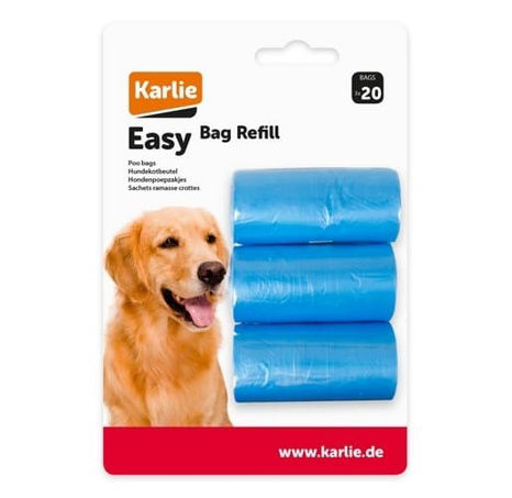 Karlie Sáčky na psí exkrementy modré 3x20ks