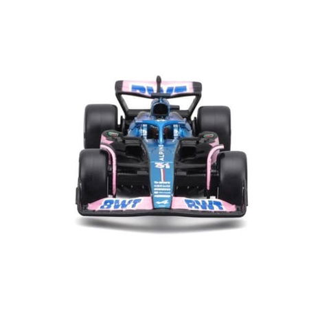 Bburago 1:43 RACE Formel F1 - BWT Alpine F1 Team A523 (2023) #31 (Esteban Ocon) - mit dr