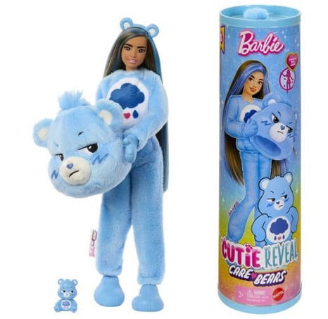 Barbie CUTIE REVEAL und Pflegebären - Blau