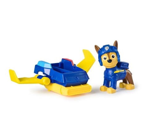 PFOTENPATROUILLE-FIGUR MIT HOVERCRAFT-VERFOLGUNGSJAGD