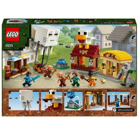 LEGO Minecraft 21273 Balón v podobě ďasa a útok na vesnici