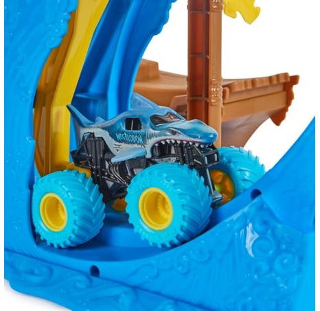 MONSTER JAM - Hrací set MEGALODON ZOOP OF DOOM, 1:64