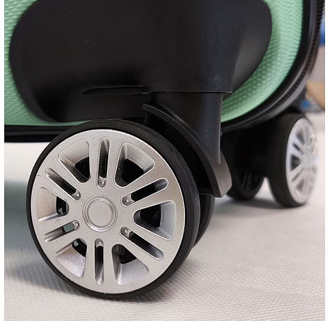 Bavy Cestovní kufr skořepinový Ribs Light green - set 3 ks