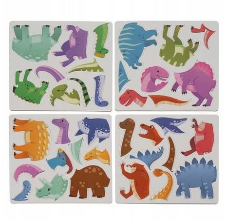 Magnetické puzzle dinosaurus