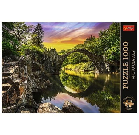 Puzzle Premium Plus - Photo Odyssey: Most v Kromlau,Německo 1000 dílků 68,3x48cm v krabici 40x27x6cm