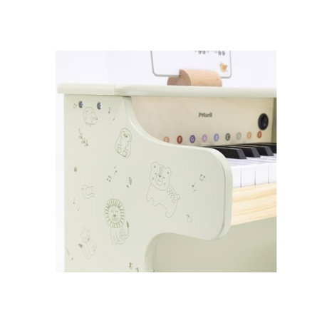 Dřevěné piano na baterie