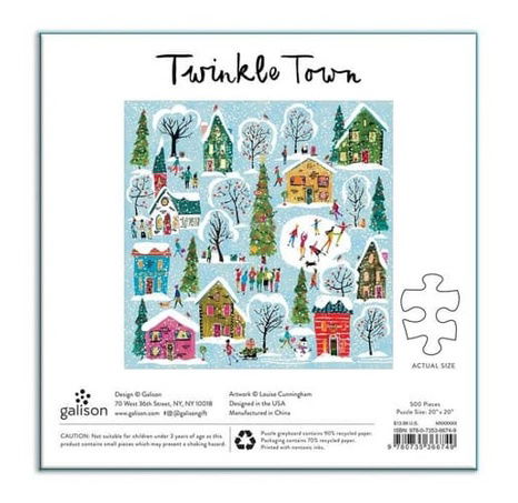 Galison Puzzle Zářivé město 500 dílků