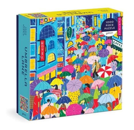 Galison Puzzle Deštníková ulička 1000 dílků
