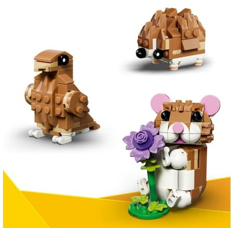 LEGO® Creator 31376 Roztomilý křeček s květinou
