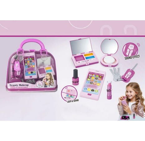 PLEJO Kabelka s mobilem, klíčky a make up