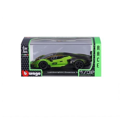 Bburago - RACE, Lamborghini Essenza SCV12, zelená metalíza-černá, 1:32