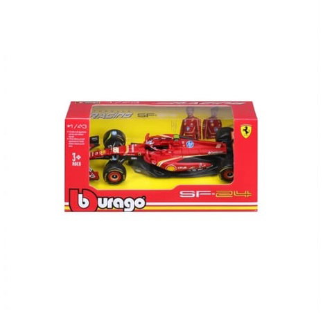 Bburago - RACE Formule F1, Ferrari Scuderia SF-24 (2024), # 55 Carlos Sainz, 1:43