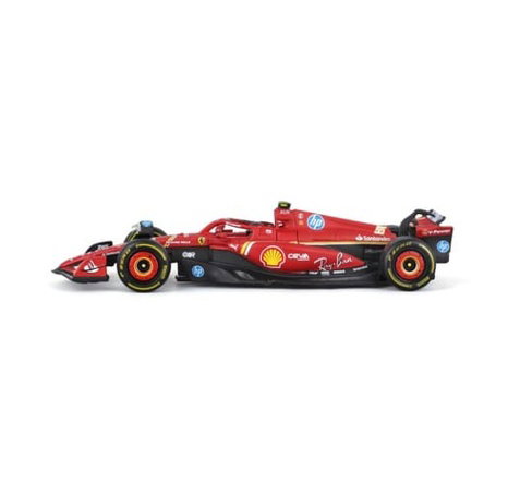Bburago - RACE Formule F1 v dekorativním boxu, Ferrari SF-24 (2024), # 55 Carlos Sainz, 1:43