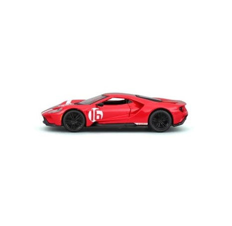 Bburago - RACE, 2022 Ford GT Heritage Edition, červená, 1:32