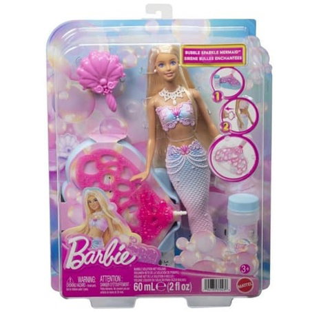Barbie mořská panna s bublinkovou ploutví