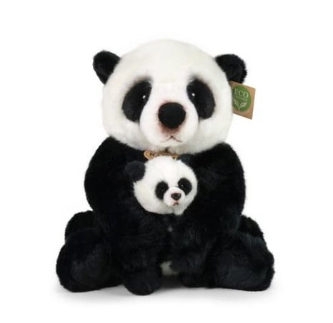 Rappa Plyšová panda s mládětem 27 cm ECO-FRIENDLY