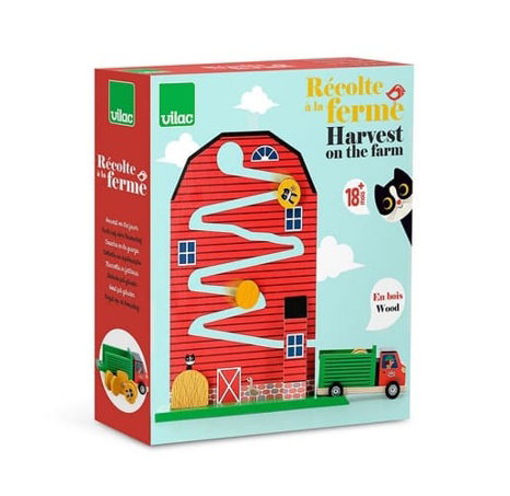 Vilac Dřevěný labyrint Sklizeň na farmě