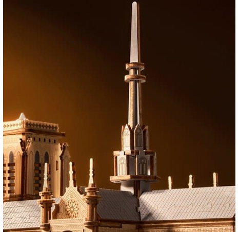 RoboTime 3D dřevěná skládačka Pařížská katedrála Notre-Dame