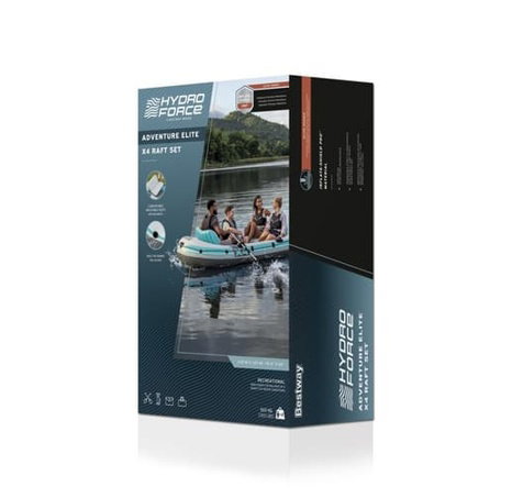 Nafukovací člun Hydro Force® Adventure Elite™ X4 - 41,5 x 165 x 315 cm