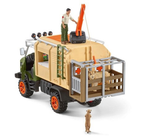 Schleich 42475 Velký záchranný vůz pro zvířata