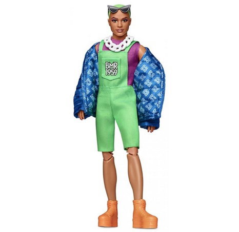 BARBIE BMR1959 KEN SE ZELENÝMI VLASY MÓDNÍ DELUXE