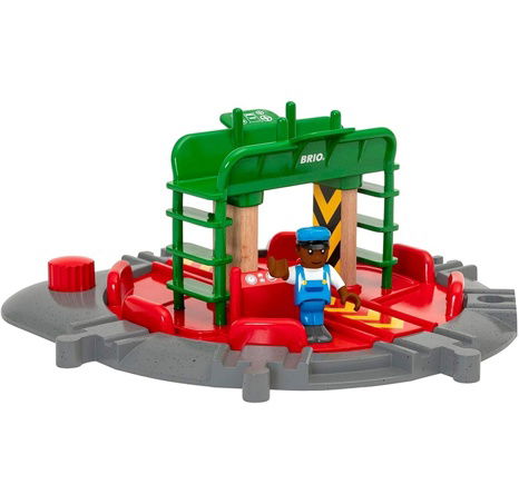 Brio 33476 Lok-Drehscheibe mit Kontrollbrücke