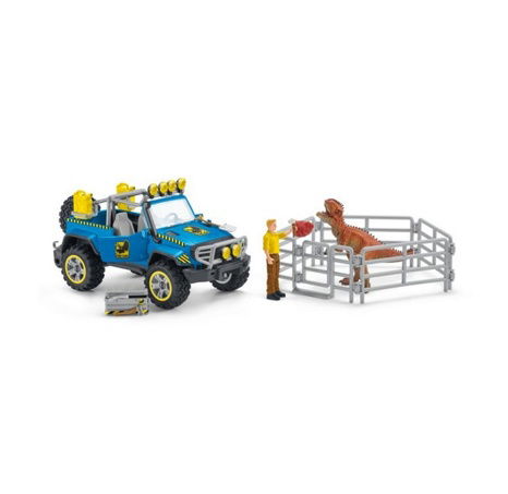 Schleich 41464 Geländewagen mit Dino-Außenposten