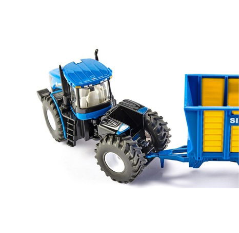 SIKU Farmer 1947 - Traktor New Holland s přívěsem Joskin, 1:50