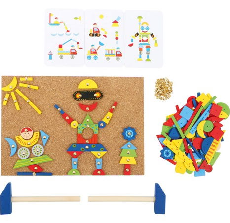 Small Foot - Kreatives Hammerspiel aus Holz