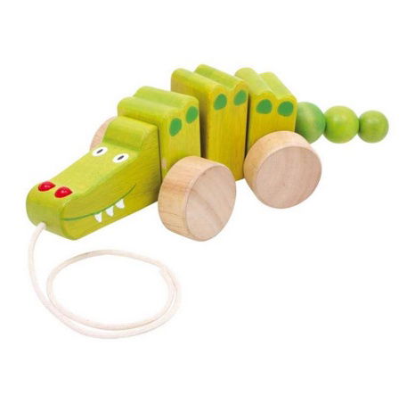 Small Foot  Krokodil aus Holz zum Nachziehen