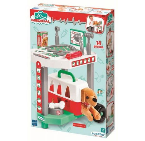 Vozík pro veterináře s pejskem