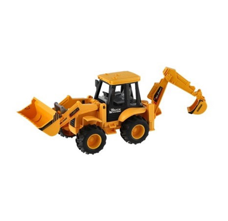 Auto stavební nakladač plast 8x17cm na setrvačník
