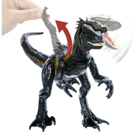 Jurassic World útočící indoraptor se zvuky
