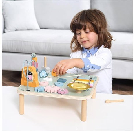 Dřevěný multifunkční hrací stůl