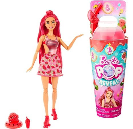 Barbie® POP REVEAL BARBIE ŠŤAVNATÉ OVOCE - MELOUNOVÁ TŘÍŠŤ