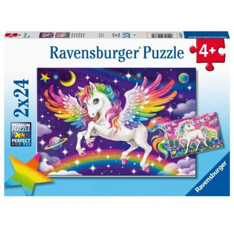 Ravensburger: Einhorn und Pegasus 2x24 Stück