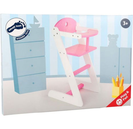 Small Foot Dřevěná jídelní židlička pro panenku dream